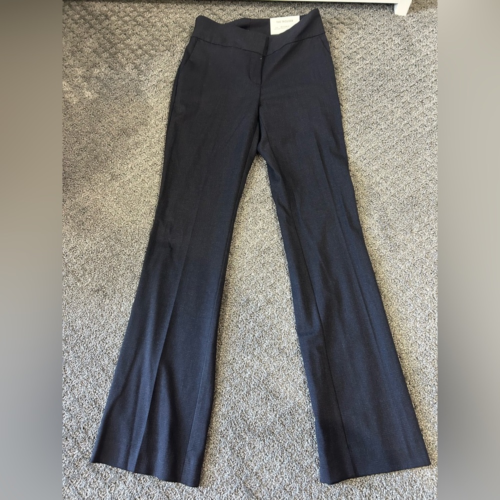 Ann Taylor Navy Blue Flared Trousers